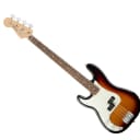 Used Fender Player Precision Bass Left-Handed - 3-Color Sunburst w/ Pau Ferro FB