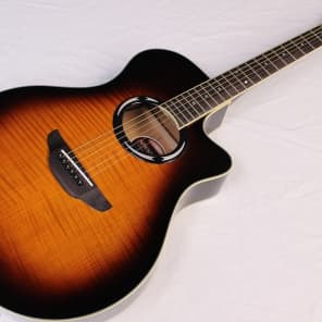 Yamaha APX500II FM Acoustic-Electric, Flame Maple Thinline Cutaway