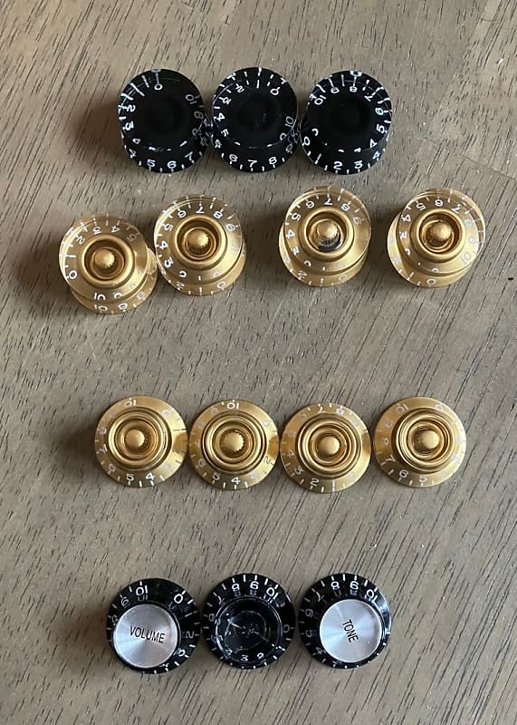Gibson - 14 Knobs - various for Les Paul, SG, ES, etc. | Reverb
