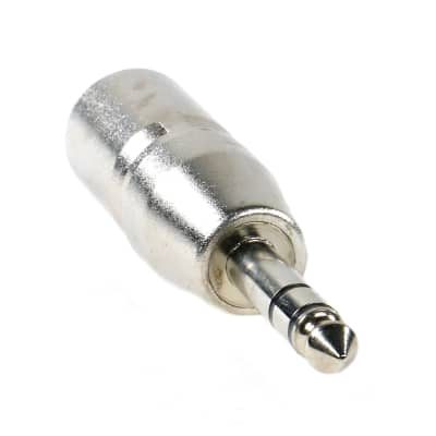 SuperFlex GOLD SFA-XMT XLR Male to 1/4" TRS Male Adapter image 2