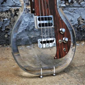 Ampeg Dan Armstrong Lucite Guitar 1970 Clear image 1
