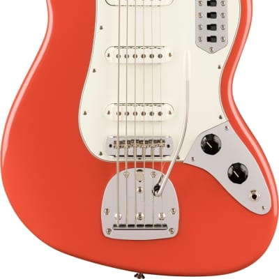 Fender Vintera II '60s Bass VI 6-String Bass, Fiesta Red w/ Deluxe Gig Bag image 2
