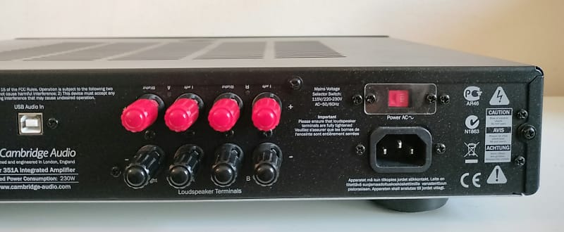 Cambridge Audio Azur 351A Integrated Amplifier with USB