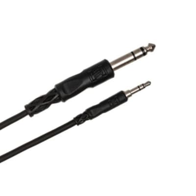 Hosa Stereo Interconnect 3.5 mm TRS to 1/4 in TRS, 5 Foot image 2
