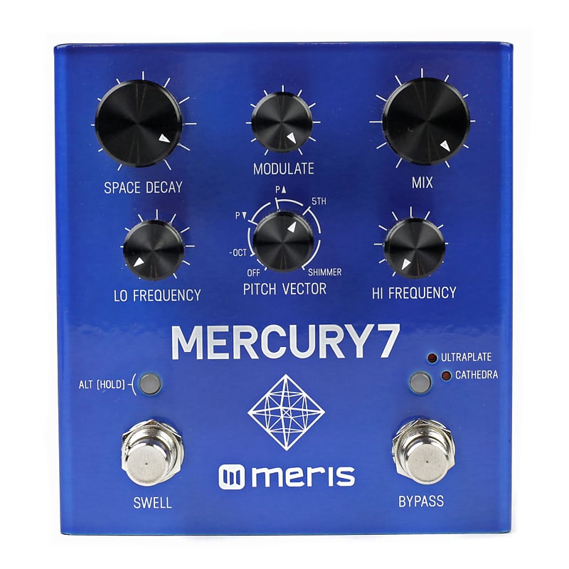 Meris Mercury7 Reverb Pedal: Algorithmic DSP reverb pedal image 1