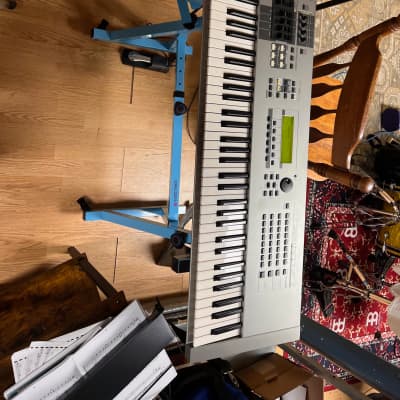 Yamaha Motif 7 Production Synthesizer 2000s - Gray