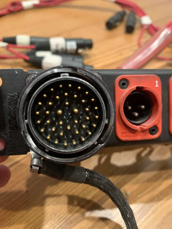 Whirlwind W1 panel mount to 12 XLR split Reverb