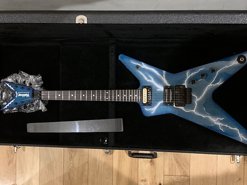 Washburn Dime 3 dimebolt USA 2002 Flamed maple, blue stain, | Reverb