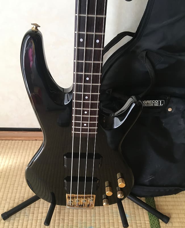 Greco JJB-600 Bass Black w/Soft Case
