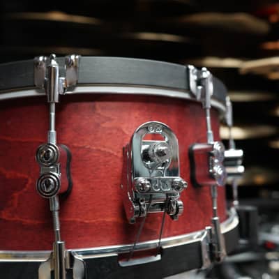 PDP Concept Classic Series - OX Blood Finish - 6.5 x 14" Maple Snare Drum w/ Maple Hoops (2023) image 5