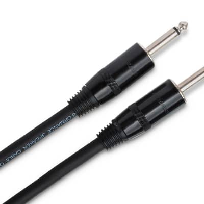 Hosa Pro Speaker Cable, SKJ-405, 1/4 in TS to Same, 5 ft image 1