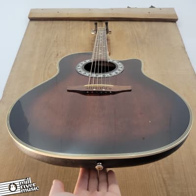 Crafter SF-900 Ovation-Style Acoustic/Electric Guitar Used image 8