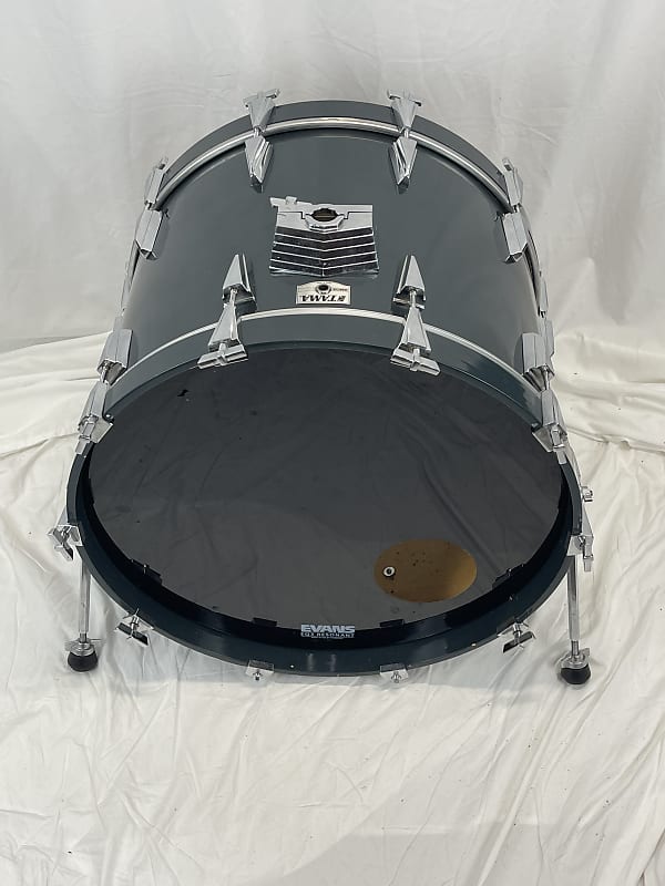 Tama Granstar GB22X 16x22 Bass Drum 1986 Gun Metallic Grey | Reverb