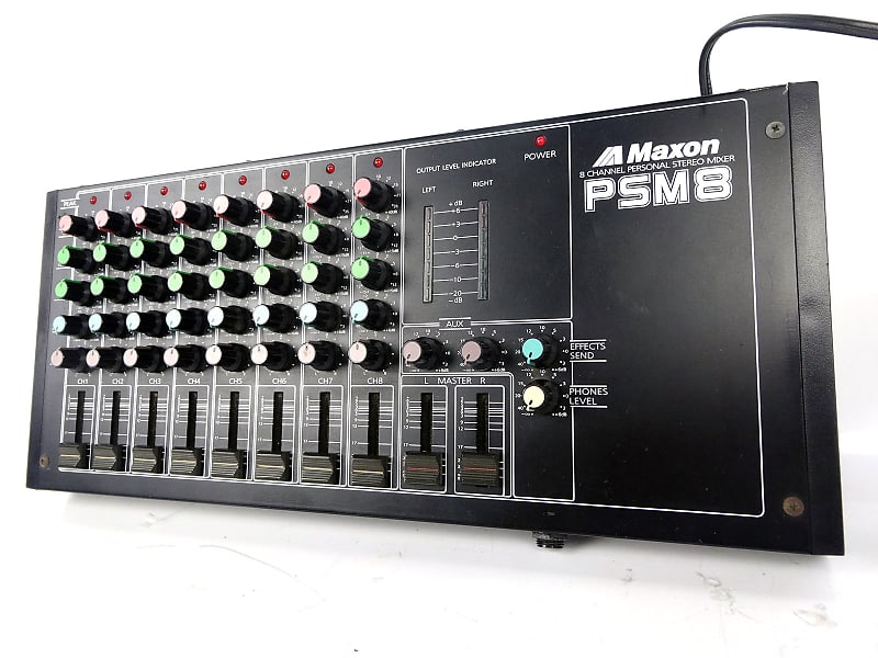 MAXON PSM8 8 Channel Personal Stereo Mixer RARE! - | Reverb Sweden