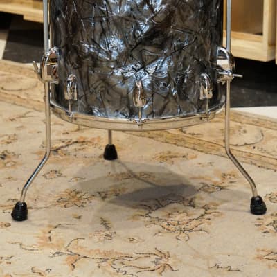 Slingerland 12/14/20" Drum Set - 1960s Black Diamond Pearl image 9