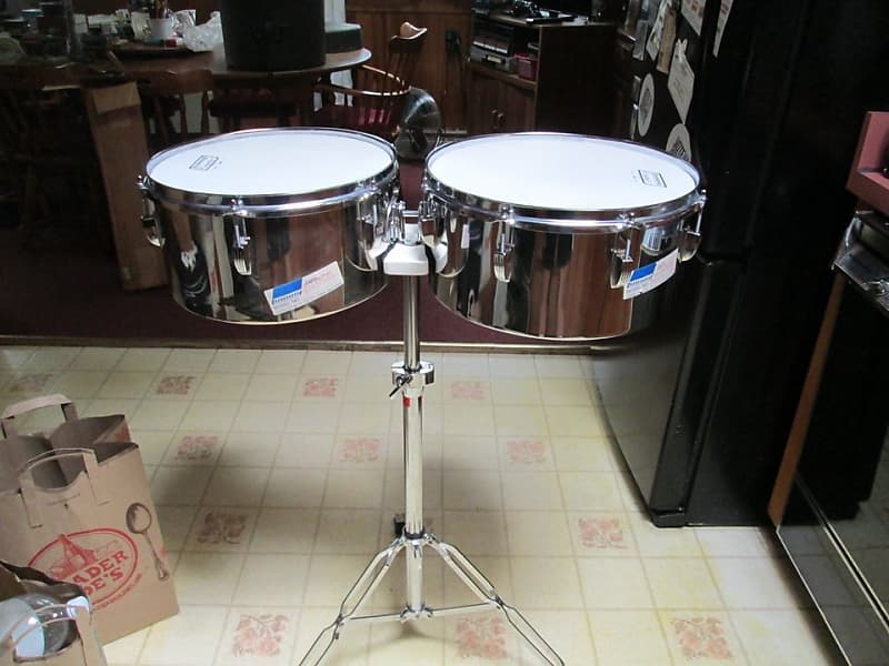 Ludwig Timbales 1970s Chrome Reverb