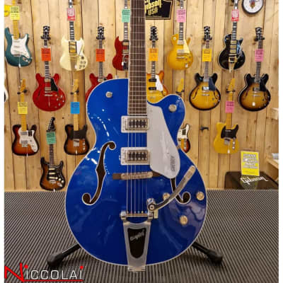 Immagine Gretsch G5420T Electromatic Classic Hollow Body Single-Cut with Bigsby Azure Metallic - 1
