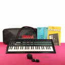 Yamaha DX100 Programmable Algorithm FM Synthesizer Keyboard + Case and Accessories