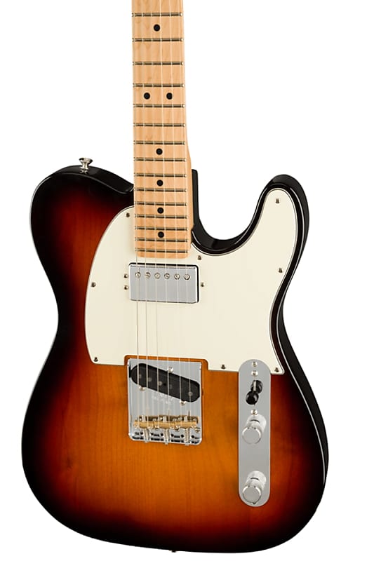 Fender American Performer Telecaster Electric Guitar with Humbucking Maple FB, 3-Color Sunburst image 1