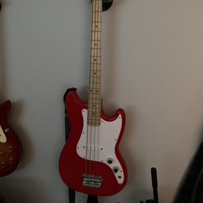 Fender Squier Bronco Bass Red image 6