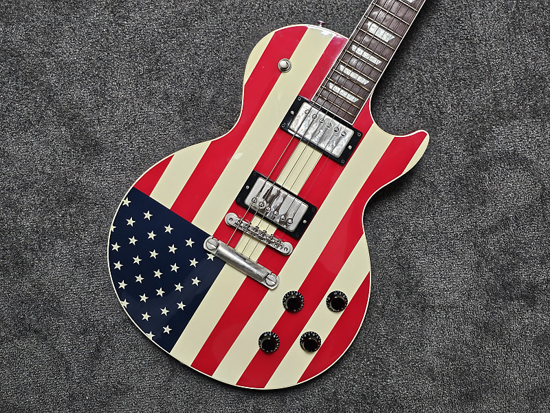 Gibson Custom Shop Art & Historic Stars and Stripes American Flag Les Paul Standard USA 911 Tribute image 1