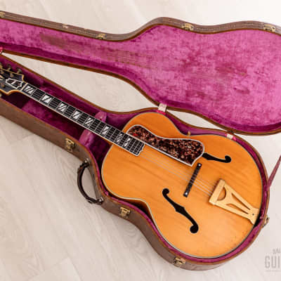 1939 Gibson Super 400 Pre-War Vintage Archtop Acoustic Guitar Blonde w/ Case image 24