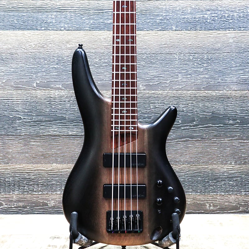 Ibanez SR505E Soundgear Series Surreal Black Dual Fade Electric Bass w/Case image 1