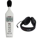 Galaxy Audio CM-140 CHECK MATE -Battery Operated SPL Meter with R100 Stereo Headphones