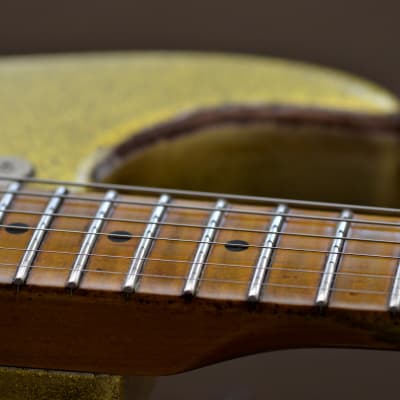 Fender Stratocaster Relic Gold Sparkle Nitro Texas Specials image 18