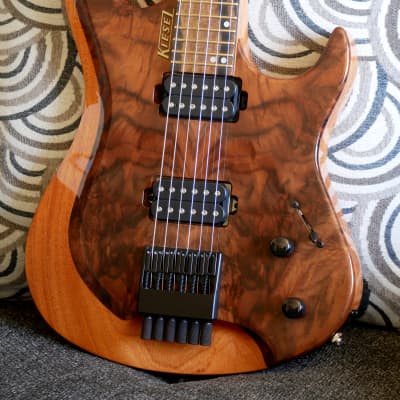 Kiesel Osiris O6 Headless Walnut Electric 6 Guitar USA | Reverb