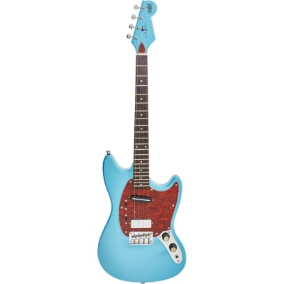 Eastwood Guitars Warren Ellis Signature Tenor 2P - Sonic Blue - Electric Tenor Guitar - NEW! image 5