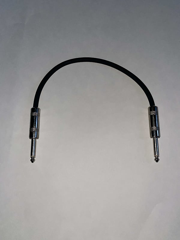 TS 1/4" to 1/4” 24cm (Patch Cable for Guitar Pedals) image 1