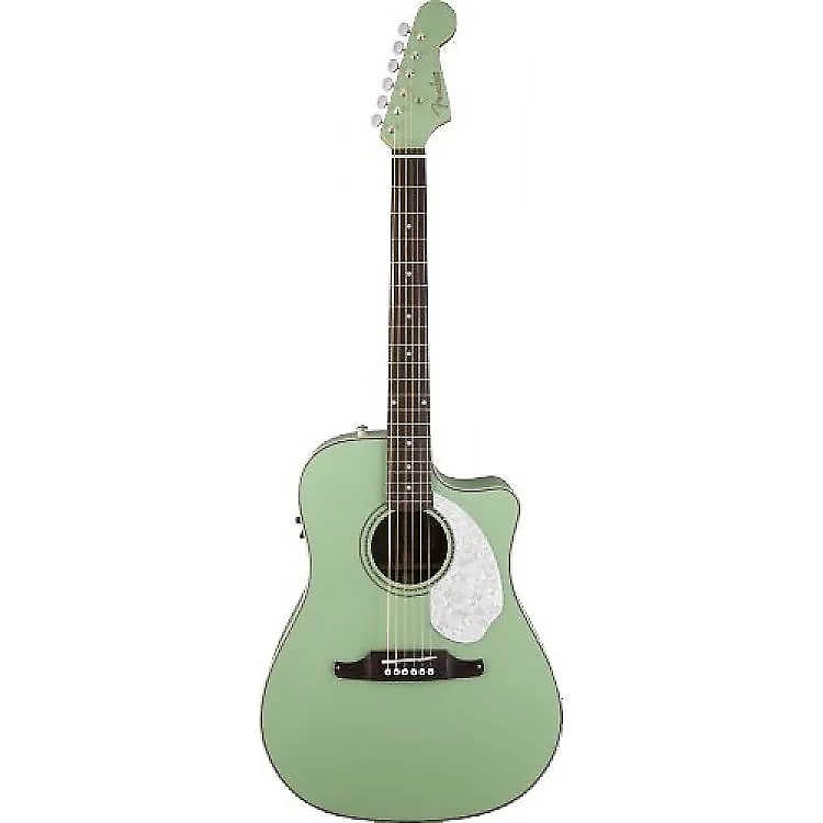 アコースティックギターFender SONORAN SCE V2 Surf Green - ギター