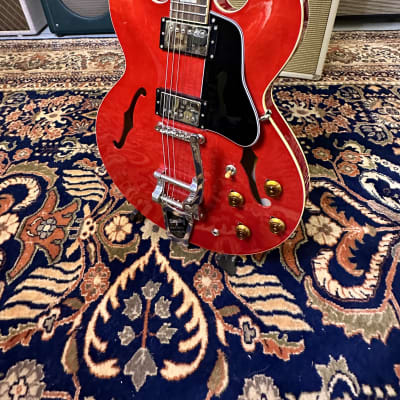 Tokai Guitars ES 198 B7 SR Bigsby Cherry Red ( Made in Japan 
