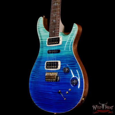 Paul Reed Smith PRS Wood Library 10 Top Modern Eagle V ME5 Flame Maple Neck Brazilian Rosewood Fingerboard Blue Fade 7.75 LBS (US Only / No International Shipping) image 2