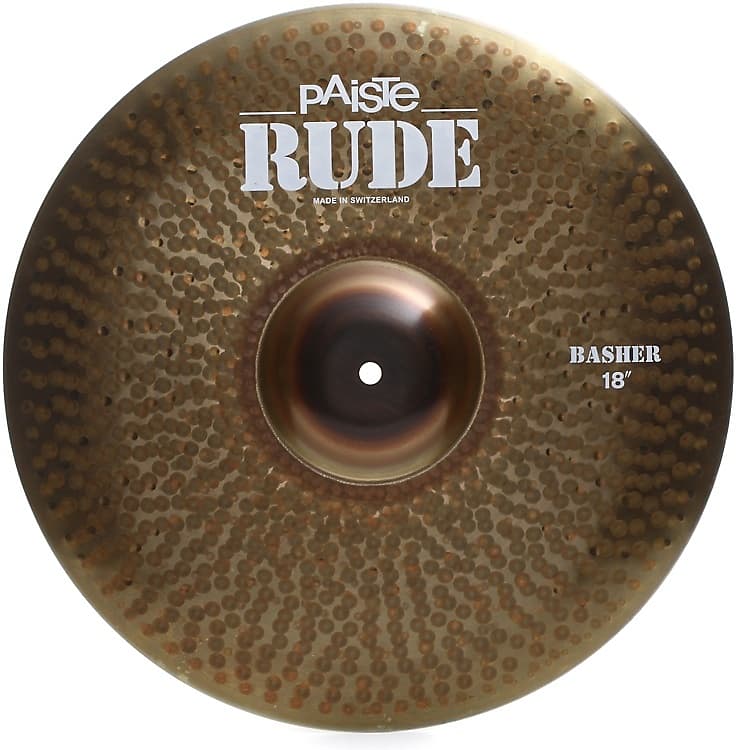 Paiste 18 inch RUDE Basher Crash Cymbal image 1