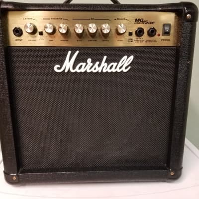 Marshall MG15 CDR 2004 Black/Gold Guitar Amp Combo Made In Korea 