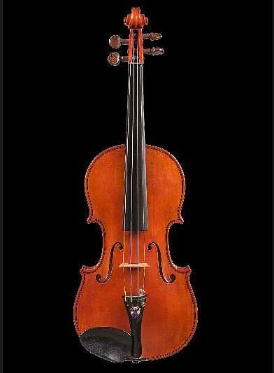 D Z Strad Violin Model 600 Full Size 4/4 with Dominant Strings, Bow, Case and Rosin (4/4 - Full Size image 1