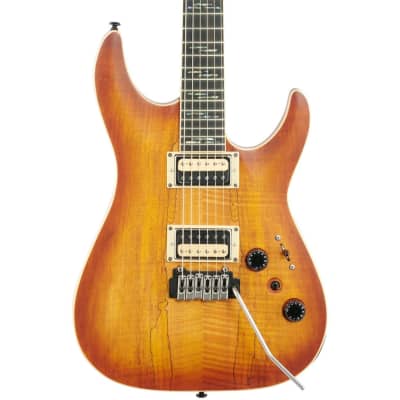 Schecter C-1 Exotic Electric Guitar, Spalted Maple image 1