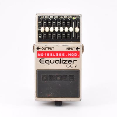 Boss GE-7 Modified Noiseless Equalizer PSA.OK Made In Taiwan 1992 Effects Pedal Used From Japan #ZD60795 image 2