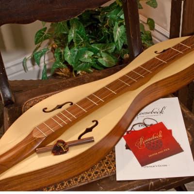 Roosebeck DMCRT5 Mountain Dulcimer 5-String Cutaway Upper Bout F-Holes Scrolled Pegbox w/Pick & Noter image 5