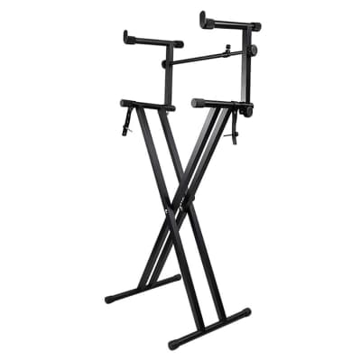 PLIXIO PIANO KEYBOARD STAND with Wheels - 54-88 Key Electric Pianos -  lightweight and durable 