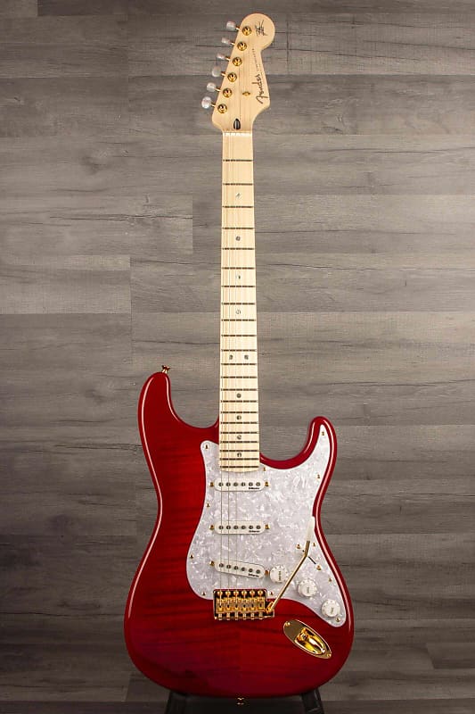 Fender - Richie Kotzen Stratocaster®, Maple Fingerboard, Transparent Red  Burst (Japanese)