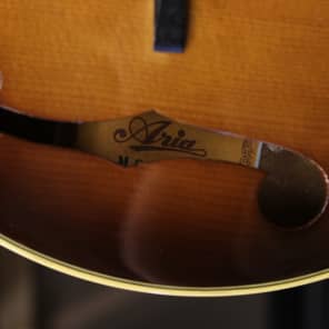 The Aria F-Style Mandolin M900 Vintage Sunburst w/Case image 14