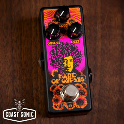 Jimi Hendrix Band of Gypsys Fuzz Face Mini Distortion | Reverb