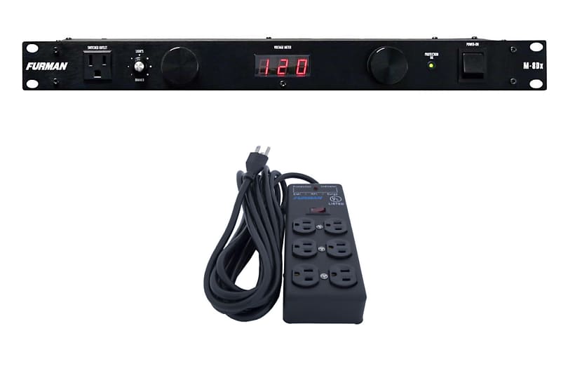 Mint Furman M-8DX Power Conditioner Bundle With SS6B Power Strip  			