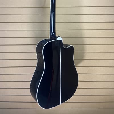 Takamine Legacy EF341SC, Left-Handed Acoustic-Electric Guitar - Black w/OHSC + FREE Shipping #111 image 8