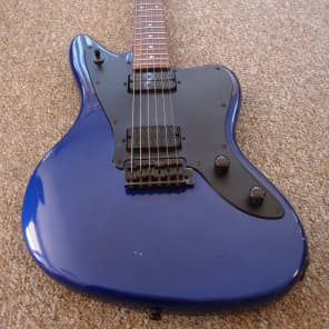 Fernandes JG-45 Jaguar 1999 Blue/Black Made In Japan | Reverb