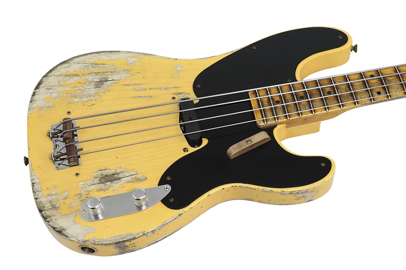 Fender Custom Shop Limited 51 Precision Bass Super Heavy Relic Nocaster Blonde image 1