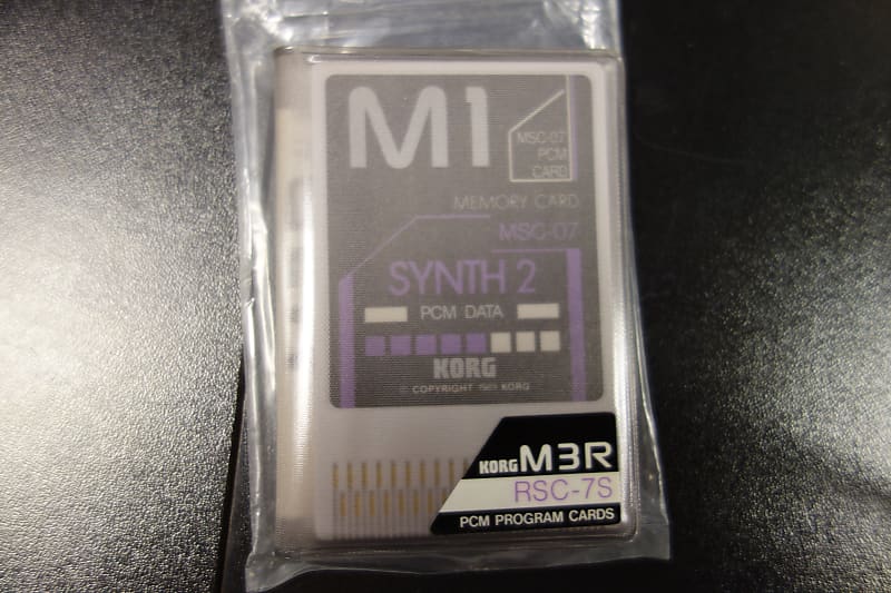 Korg M3R RSC-7S Memory Cards M1 Synth 2 1989 image 1